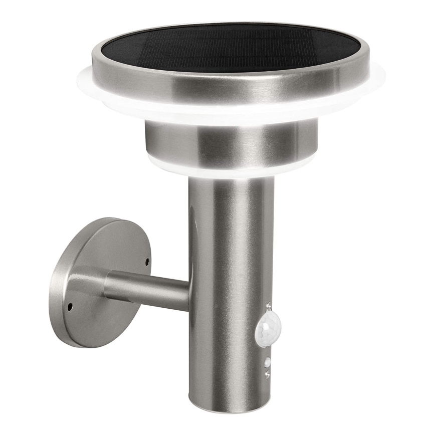 Ledvance - LED himmennettävä aurinkokäyttöinen valaisin liiketunnistimella ja hämäräkytkimellä CIRCLE LED/6W/3,2V 2200 mAh IP44