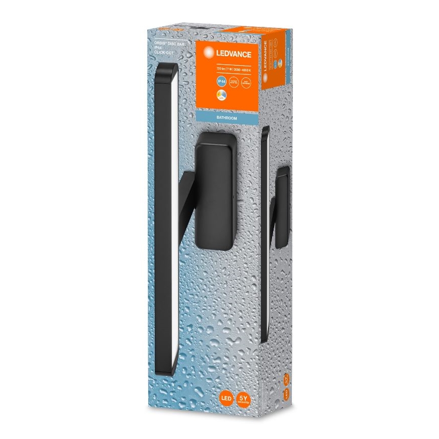 Ledvance - LED-peilivalaisin kylpyhuoneeseen DISC BAR LED/7W/230V 3000/4000K IP44
