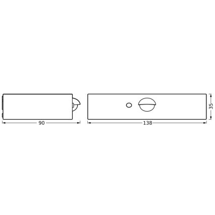 Ledvance - LED-aurinkoseinävalaisin liiketunnistimella ja hämäräkytkimellä ENDURA SOLAR LED/3W/4,2V 1200 mAh IP65