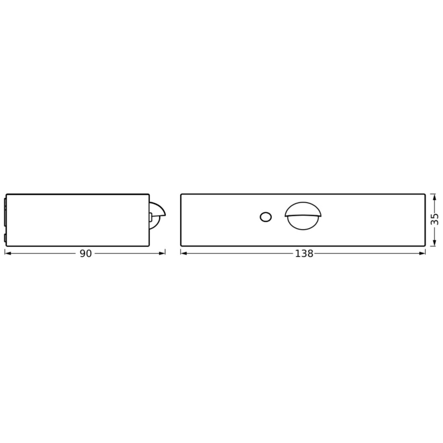 Ledvance - LED-aurinkoseinävalaisin liiketunnistimella ja hämäräkytkimellä ENDURA SOLAR LED/3W/4,2V 1200 mAh IP65