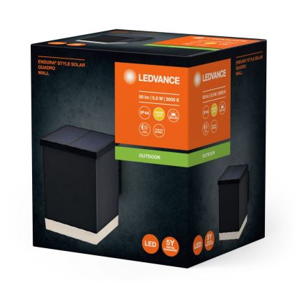 Ledvance - LED-aurinkoseinävalaisin ENDURA STYLE SOLAR LED/0,5W/2,4V 1200 mAh IP44
