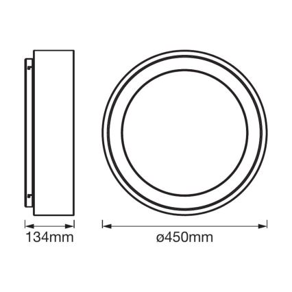 Ledvance - himmennettävä LED-valaisin SMART+ CYLINDER LED/26W/230V 3000K-6500K Wi-Fi