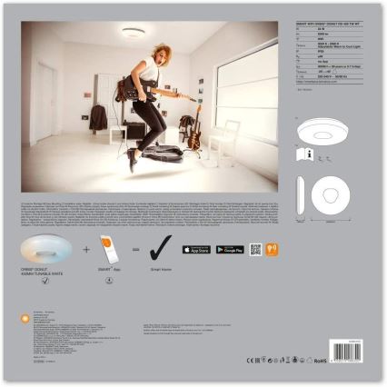 Ledvance - LED Himmennysvalo SMART+ DONUT LED/24W/230V 3000K-6500K Wi-Fi