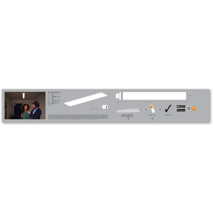 Ledvance - LED Himmennysvalo SMART+ FRAMELESS LED/27W/230V 3000K-6500K Wi-Fi