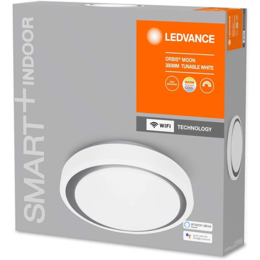 Ledvance - LED Himmennysvalo SMART+ MOON LED/24W/230V 3000K-6500K Wi-Fi