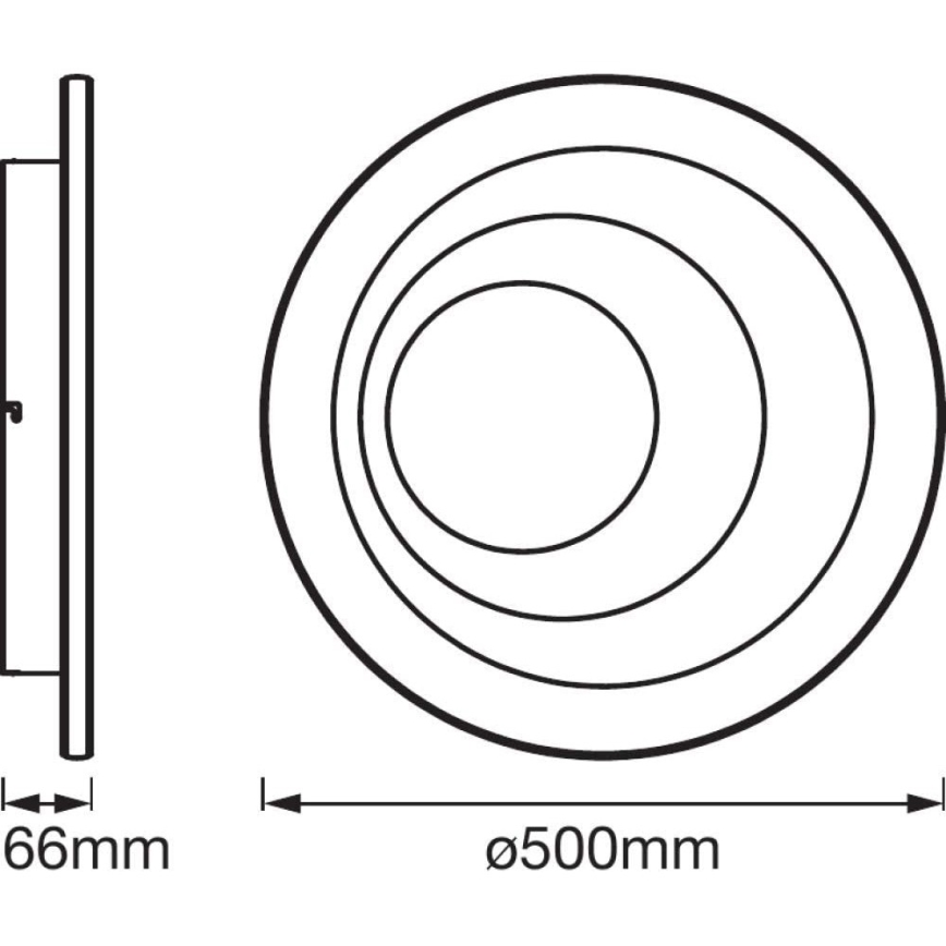 Ledvance - himmennettävä LED-valaisin SMART+ SPIRAL LED/40W/230V 3000K-6500K Wi-Fi