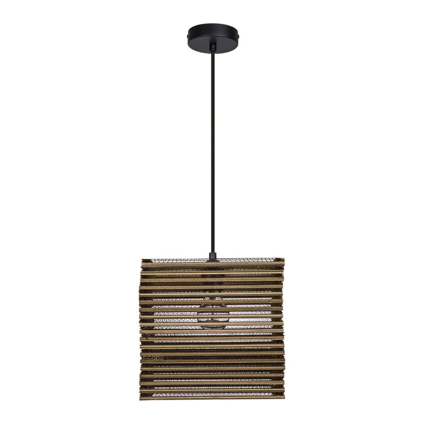 Ledvance - Kattokruunu johdossa DECOR CARDBOARD 1xE27/15W/230V 25x25 cm