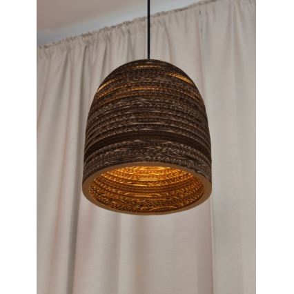 Ledvance - Kattokruunu johdossa DECOR CARDBOARD 1xE27/15W/230V halkaisija 25 cm