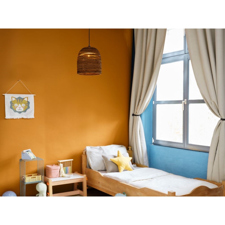 Ledvance - Kattokruunu johdossa DECOR CARDBOARD 1xE27/15W/230V halkaisija 25 cm