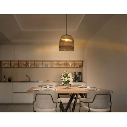 Ledvance - Kattokruunu johdossa DECOR CARDBOARD 1xE27/15W/230V halkaisija 25 cm