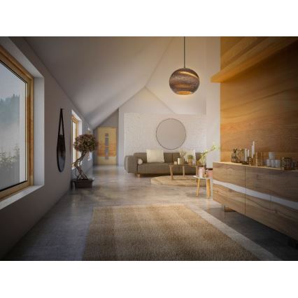 Ledvance - Kattokruunu johdossa DECOR CARDBOARD 1xE27/15W/230V halkaisija 26 cm