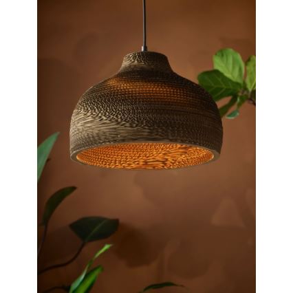 Ledvance - Kattokruunu johdossa DECOR CARDBOARD 1xE27/15W/230V halkaisija 36 cm