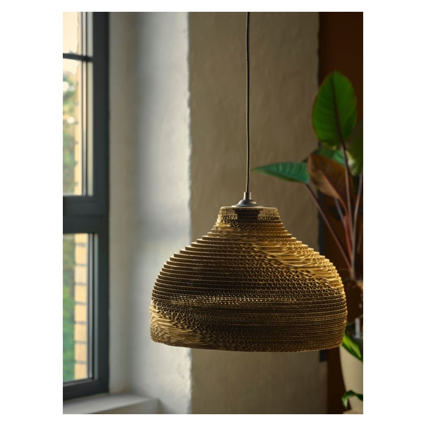 Ledvance - Kattokruunu johdossa DECOR CARDBOARD 1xE27/15W/230V halkaisija 36 cm