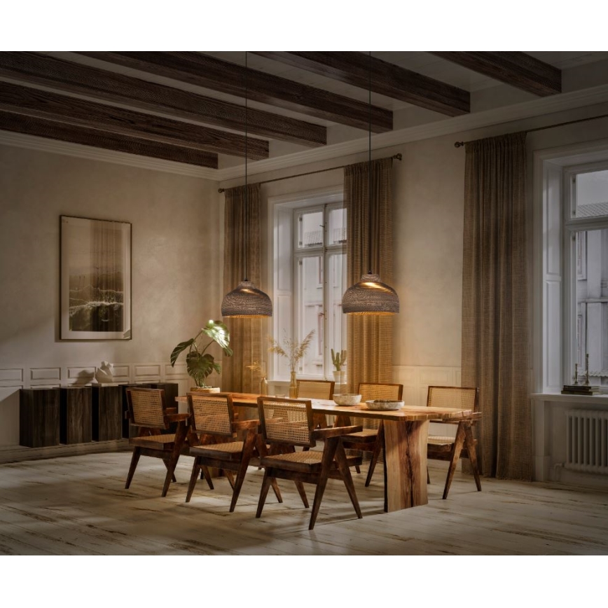 Ledvance - Kattokruunu johdossa DECOR CARDBOARD 1xE27/15W/230V halkaisija 36 cm