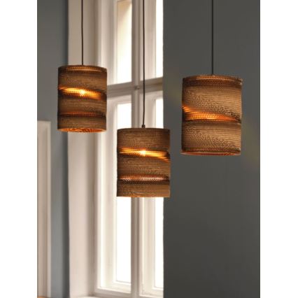 Ledvance - Kattokruunu johdossa DECOR CARDBOARD 3xE27/15W/230V