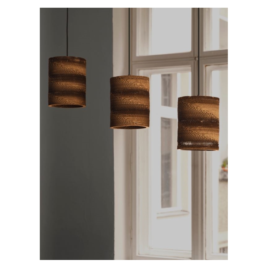 Ledvance - Kattokruunu johdossa DECOR CARDBOARD 3xE27/15W/230V