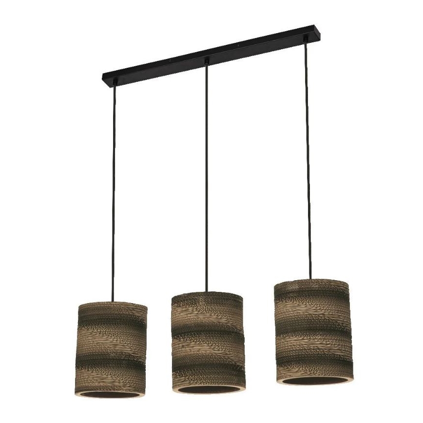 Ledvance - Kattokruunu johdossa DECOR CARDBOARD 3xE27/15W/230V