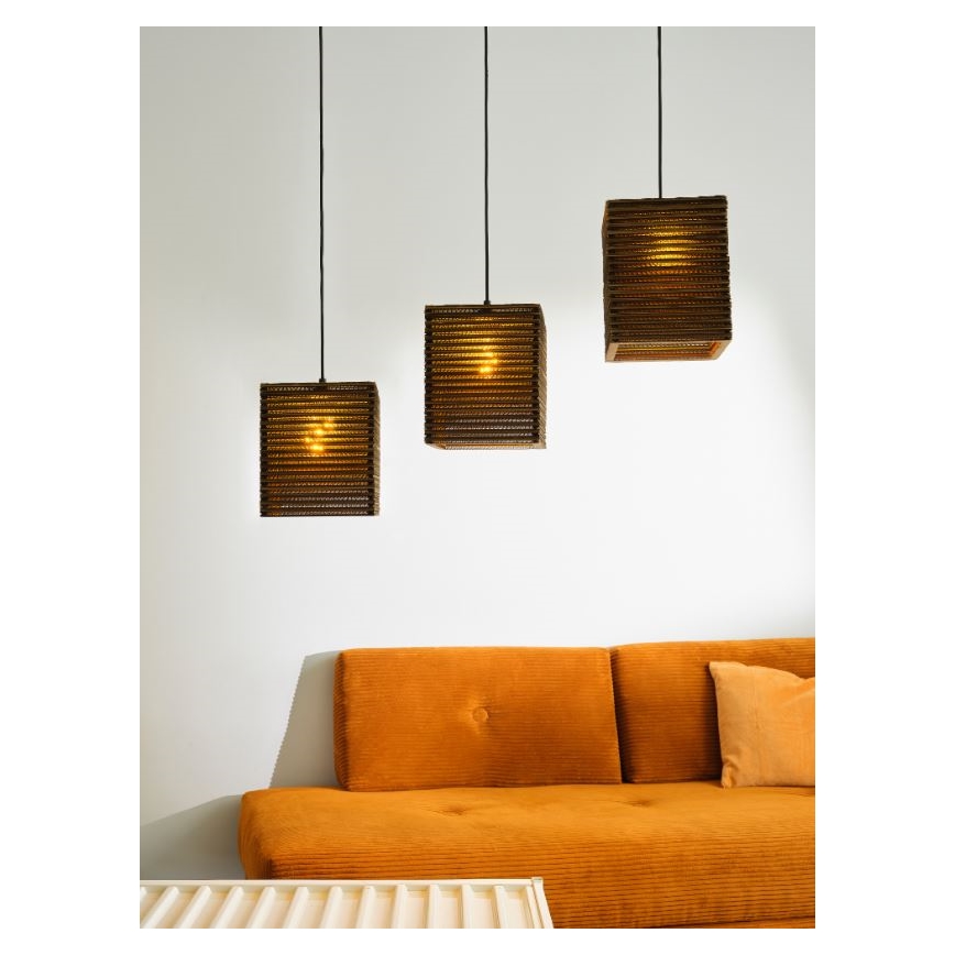 Ledvance - Kattokruunu johdossa DECOR CARDBOARD 3xE27/15W/230V