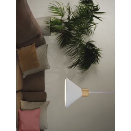 Ledvance - Kattokruunu johdossa DECOR PLASTER 1xE27/25W/230V halkaisija 22 cm muovit valkoinen