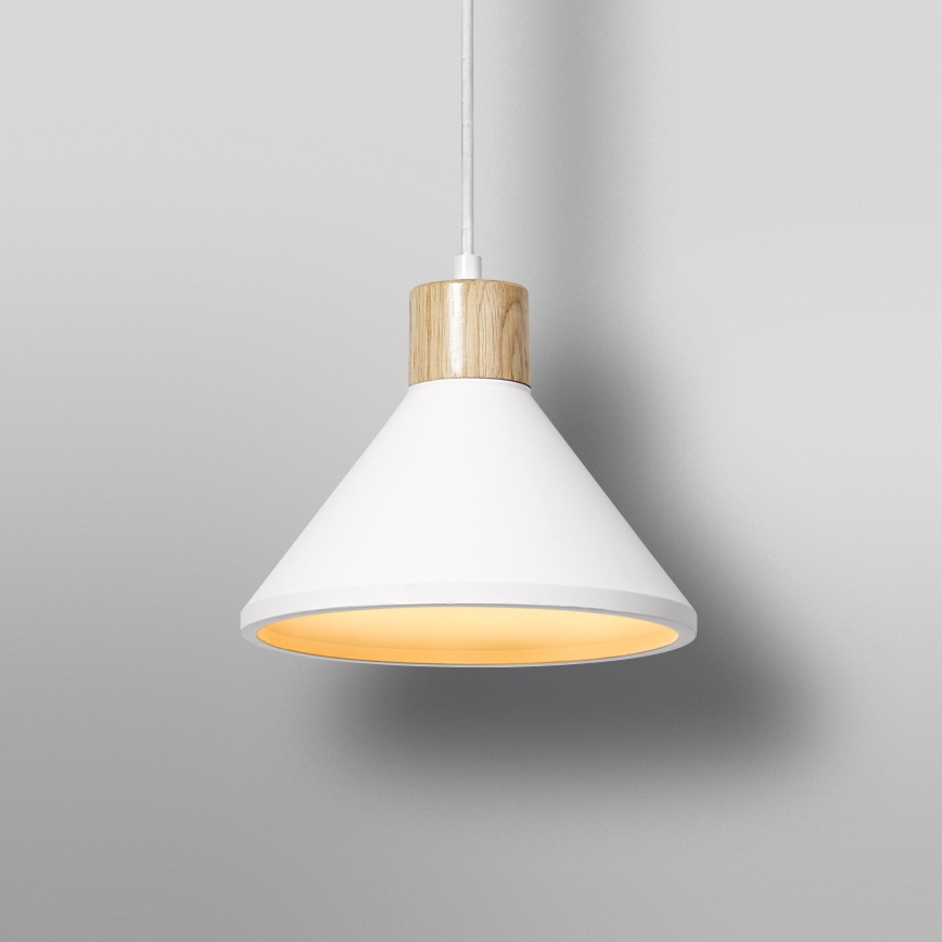 Ledvance - Kattokruunu johdossa DECOR PLASTER 1xE27/25W/230V halkaisija 22 cm muovit valkoinen