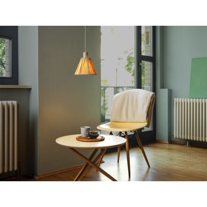 Ledvance - Kattokruunu johdossa DECOR RAFFIA 1xE27/15W/230V