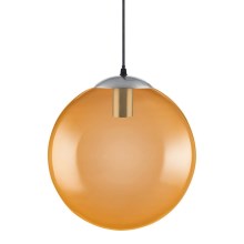 Ledvance - Kattokruunu narulla BUBBLE 1xE27/40W/230V oranssi halkaisija 30 cm
