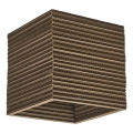 Ledvance - Kattovalo DECOR CARDBOARD 1xE27/15W/230V 25x25 cm