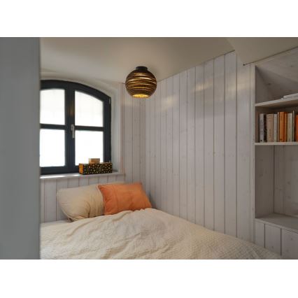 Ledvance - Kattovalo DECOR CARDBOARD 1xE27/15W/230V halkaisija 26 cm