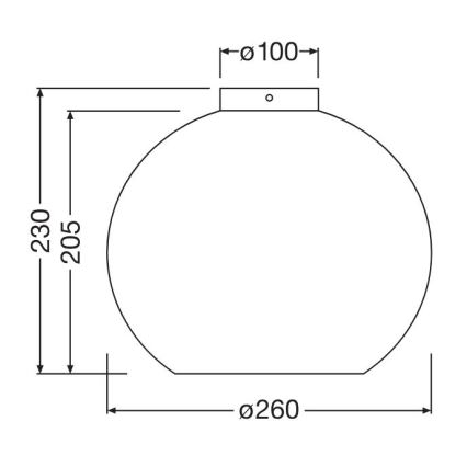 Ledvance - Kattovalo DECOR CARDBOARD 1xE27/15W/230V halkaisija 26 cm