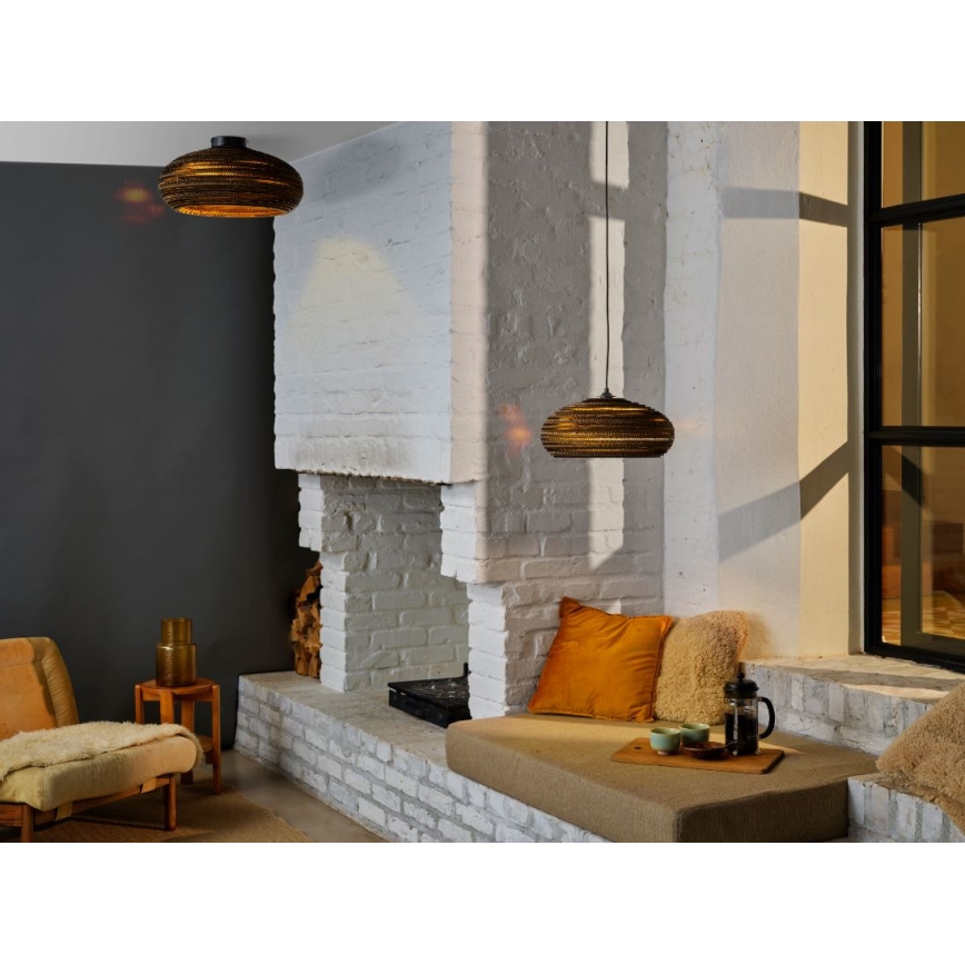 Ledvance - Kattovalo DECOR CARDBOARD 1xE27/15W/230V halkaisija 40 cm