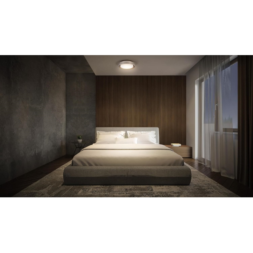 Ledvance - Kattovalo ORBIS MADRID 2xE27/10W/230V mattakromi