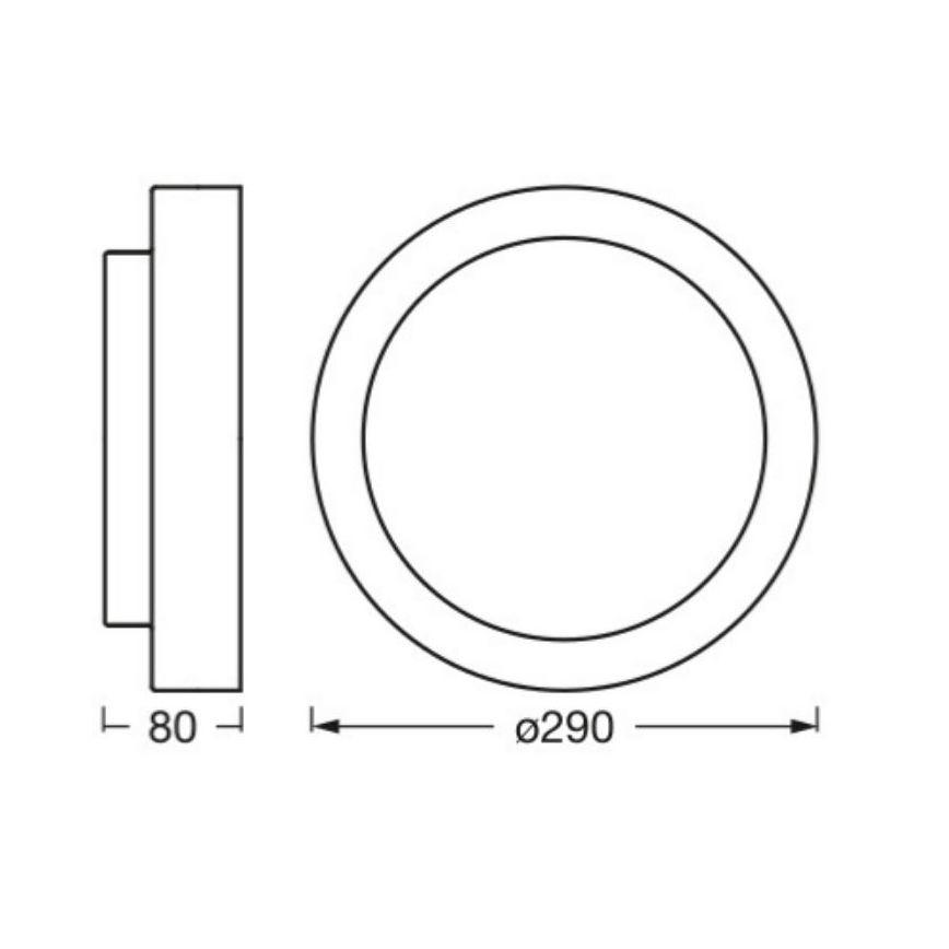 Ledvance - Kattovalo ORBIS MADRID 2xE27/10W/230V mattakromi