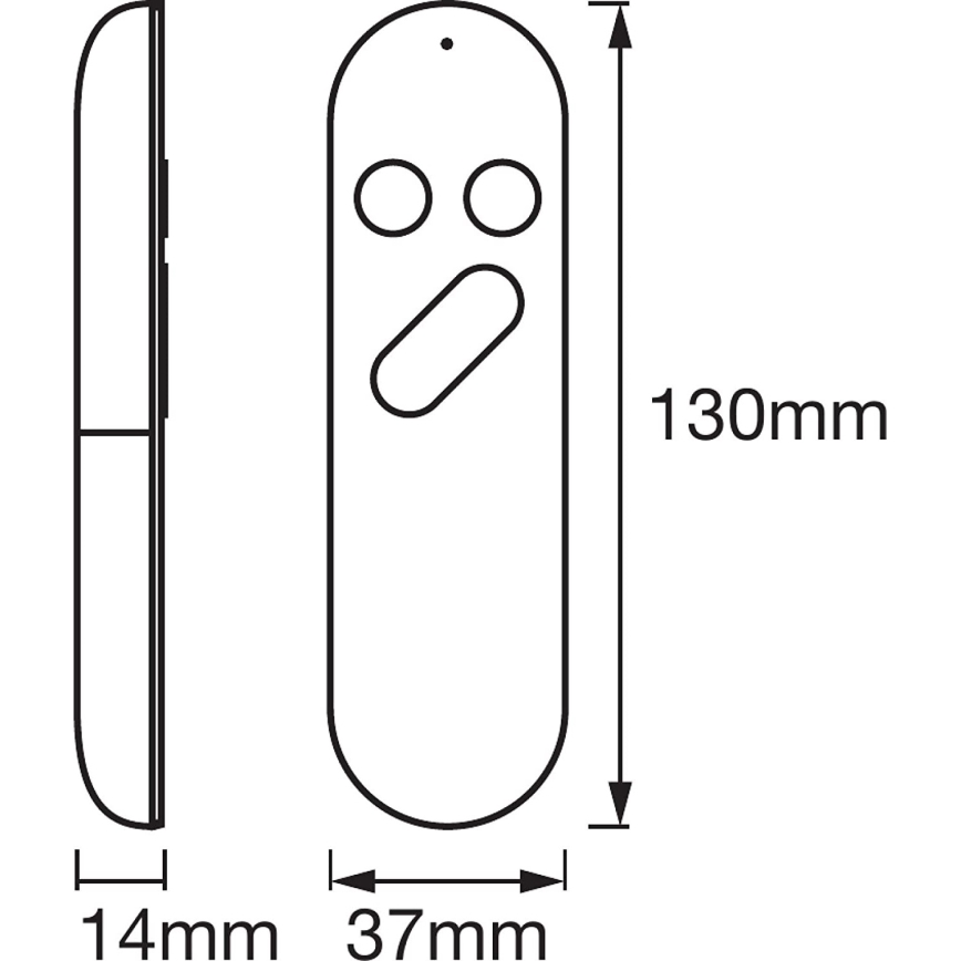 Ledvance - Kaukosäädin SMART+ 2xAAA Wi-Fi