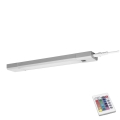 Ledvance - Keittiökaappien alla oleva himmennettävä LED-RGB-valo SLIM LED/8W/230V + kauko-ohjaus