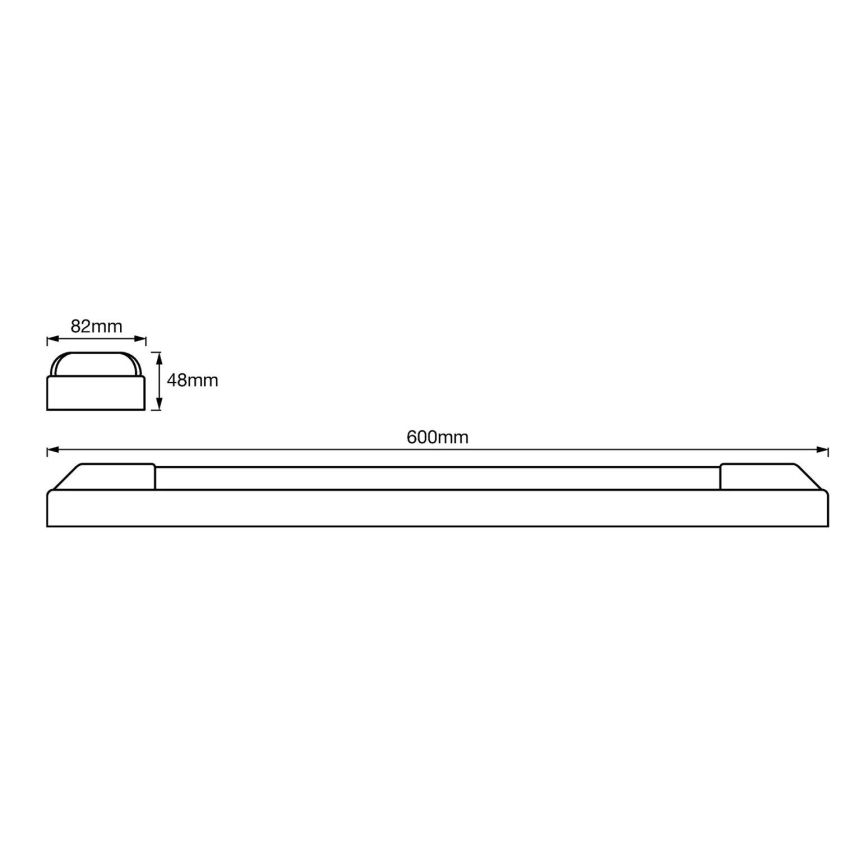 Ledvance - Keittiökaappien alla oleva LED-valo POWER BATTEN 2xLED/12W/230V 4000K