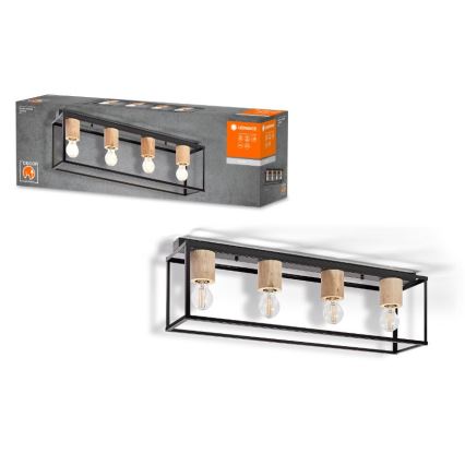 Ledvance - Kiinteä kattokruunu DECOR 4xE27/15W/230V