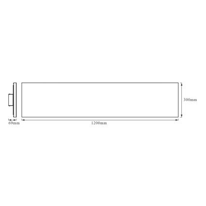 Ledvance - Kiinteä LED-paneeli FRAMELESS LED/40W/230V 3000K