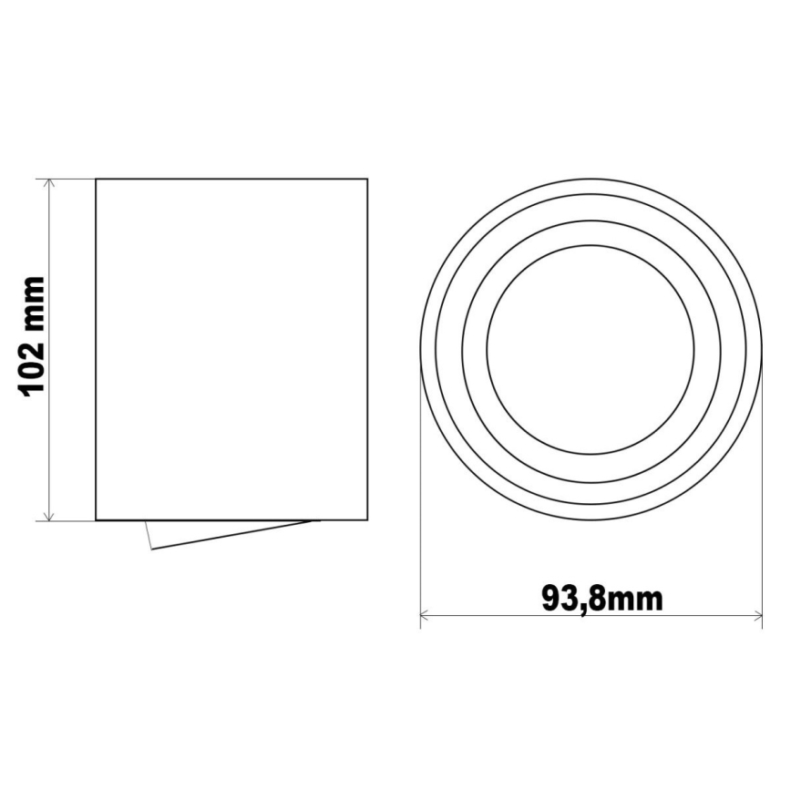 Ledvance - Kohdevalo TUBA 1xGU10/50W/230V
