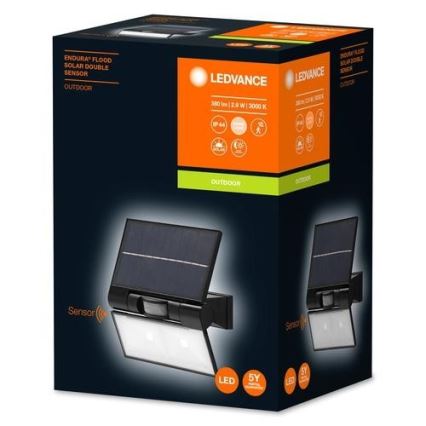Ledvance - LED-ulkovaloseinävalaisin liiketunnistimella ja hämäräkytkimellä FLOOD LED/2,9W/3,7V 2600 mAh IP44