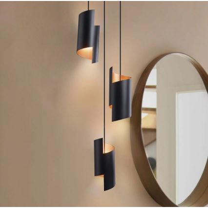 Ledvance - LED Himmennettävä kattokruunu johdossa SMART+ DECOR 3xLED/8W/230V musta Wi-Fi