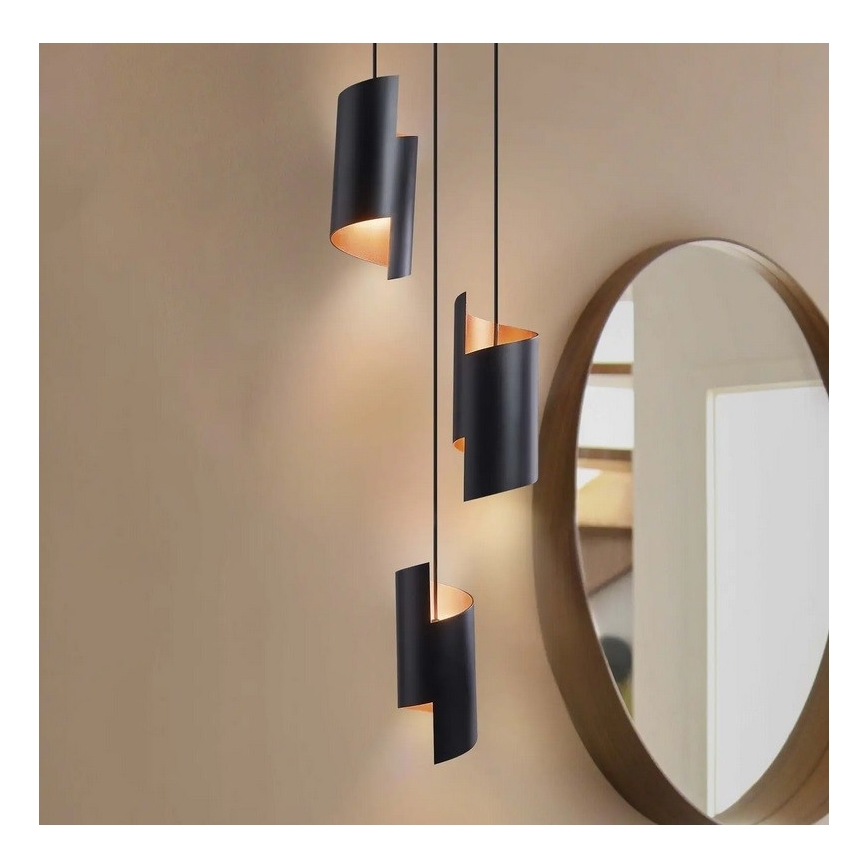 Ledvance - LED Himmennettävä kattokruunu johdossa SMART+ DECOR 3xLED/8W/230V musta Wi-Fi