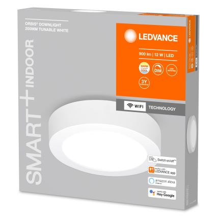 Ledvance - LED Himmennettävä kattovalaisin SMART+ ORBIS LED/12W/230V 3000-6500K Wi-Fi
