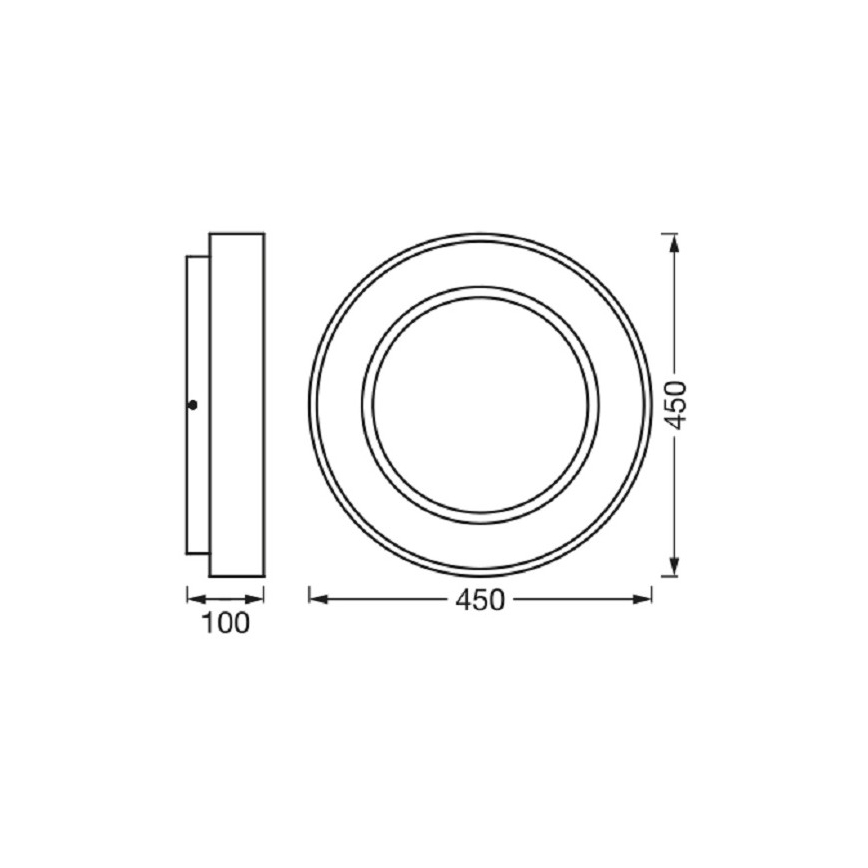 Ledvance-LED Himmennettävä kattovalaisin SUN@HOME CIRCULAR LED/18,5W/230V Wi-Fi