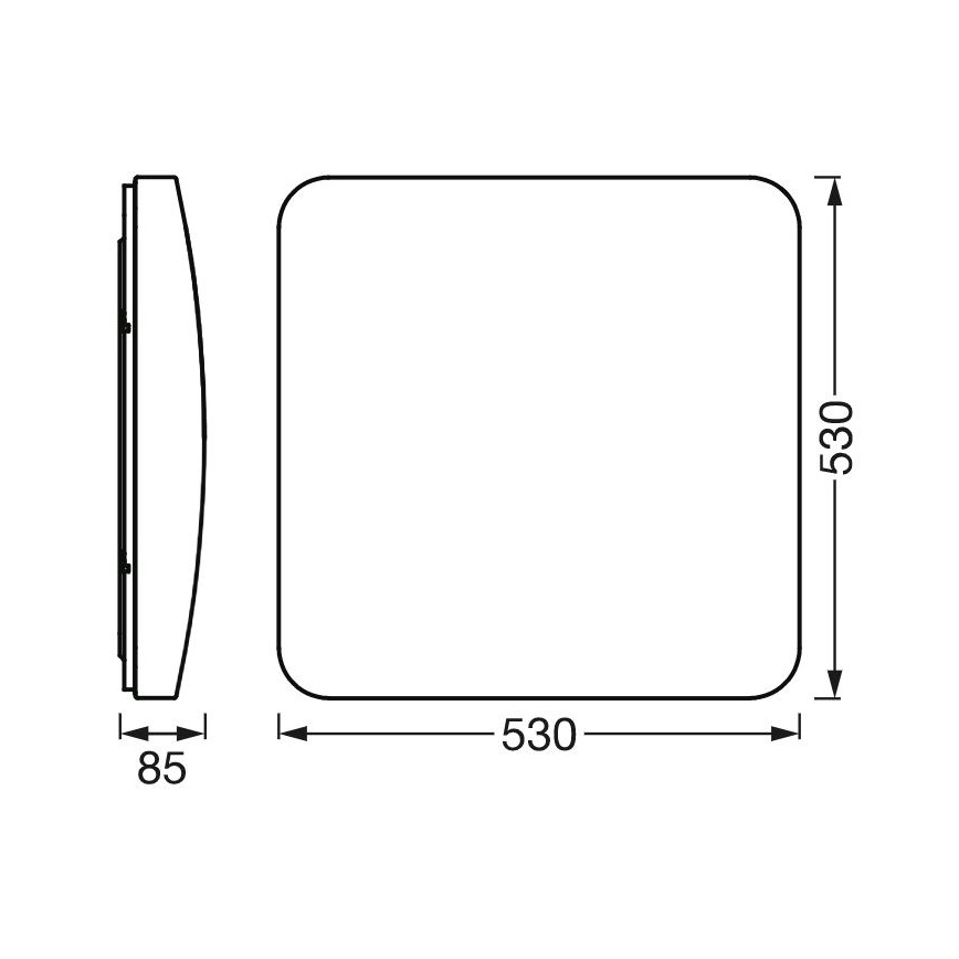 Ledvance - LED Himmennettävä kattovalo SMART+ CLEAM LED/42W/230V 300-6500K Wi-Fi
