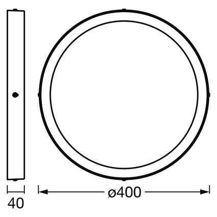 Ledvance - LED Himmennettävä kattovalo SMART+ DOWNLIGHT LED/22W/230V 3000-6500K Wi-Fi