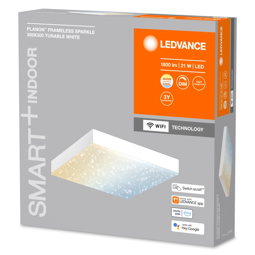 Ledvance - LED Himmennettävä kattovalo SMART+ FRAMELESS LED/21W/230V 3000-6500K Wi-Fi