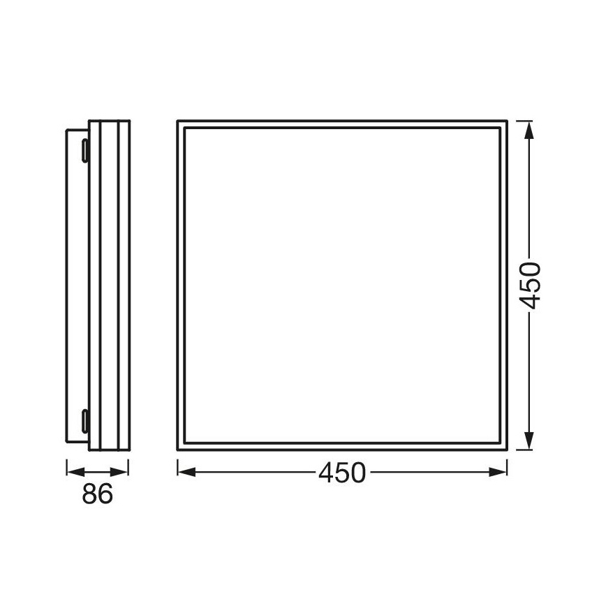Ledvance - LED Himmennettävä kattovalo SMART+ MAGNET LED/42W/230V 3000-6500K Wi-Fi