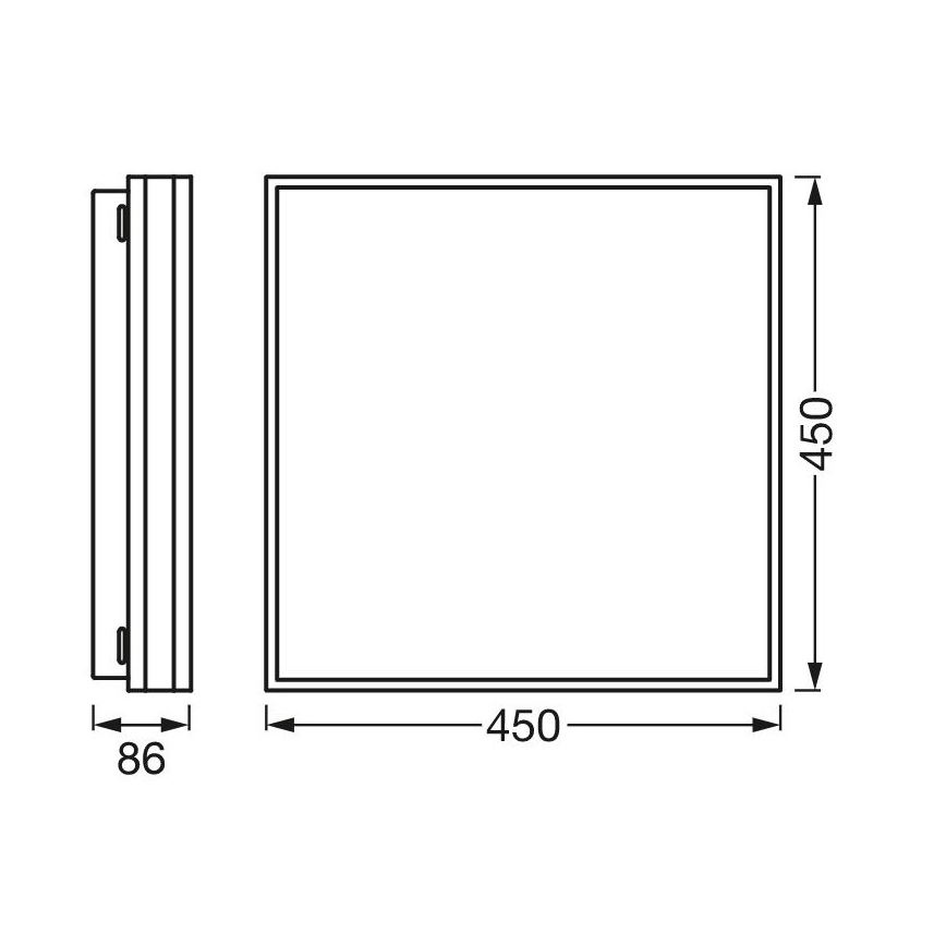 Ledvance - LED Himmennettävä kattovalo SMART+ MAGNET LED/42W/230V 3000-6500K Wi-Fi