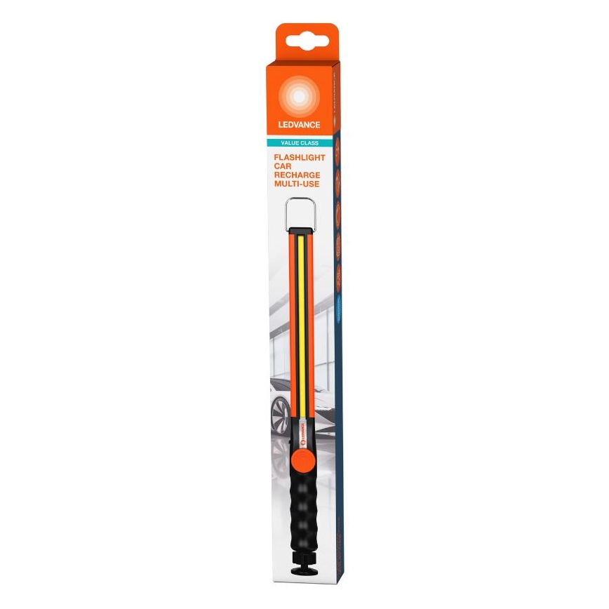 Ledvance - LED himmennettävä ladattava taskulamppu FLASHLIGHT CAR LED/5W/5V 1800 mAh