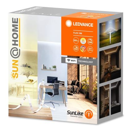 Ledvance - LED Himmennettävä nauha SUN@HOME FLEX 3m LED/13,5W/230V 2200-5000K Wi-Fi CRI 95
